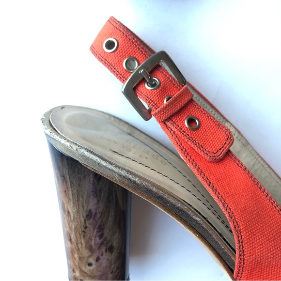 Kate Spade Peep Toe Sling Back Heels - Picture 4 of 8